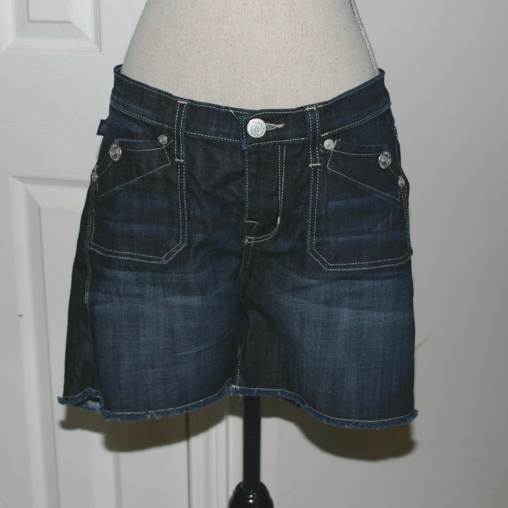Rock Republic Stretch Stinger Dark Denim Short 10